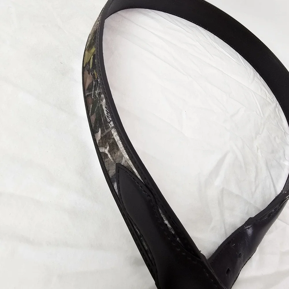 Brown and Camo Mens Leather Belt Size 44 Outdoor Hunting Casual Country